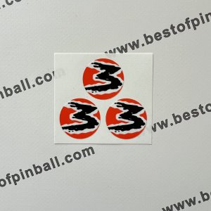 Lethal Weapon 3 Bumpercap Decals (Set of 3)